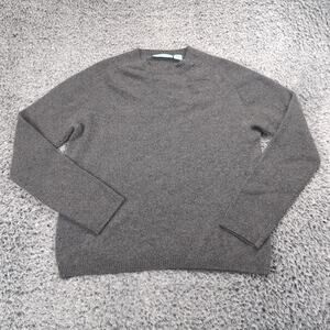 Gene Meyer Sweater Men Extra Large Fall Cozy Knit Cashmere Crewneck Pullover